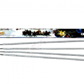 Свеча бенгальская 65 см (4шт) Новогодние желтые СБ4650 - Бенгальские огни 650 мм - 65 см бенгальские свечи в Тольятти